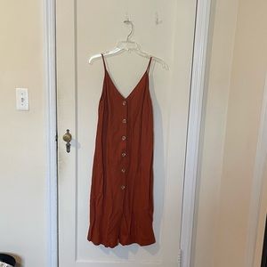 Burnt orange Zara sundress
